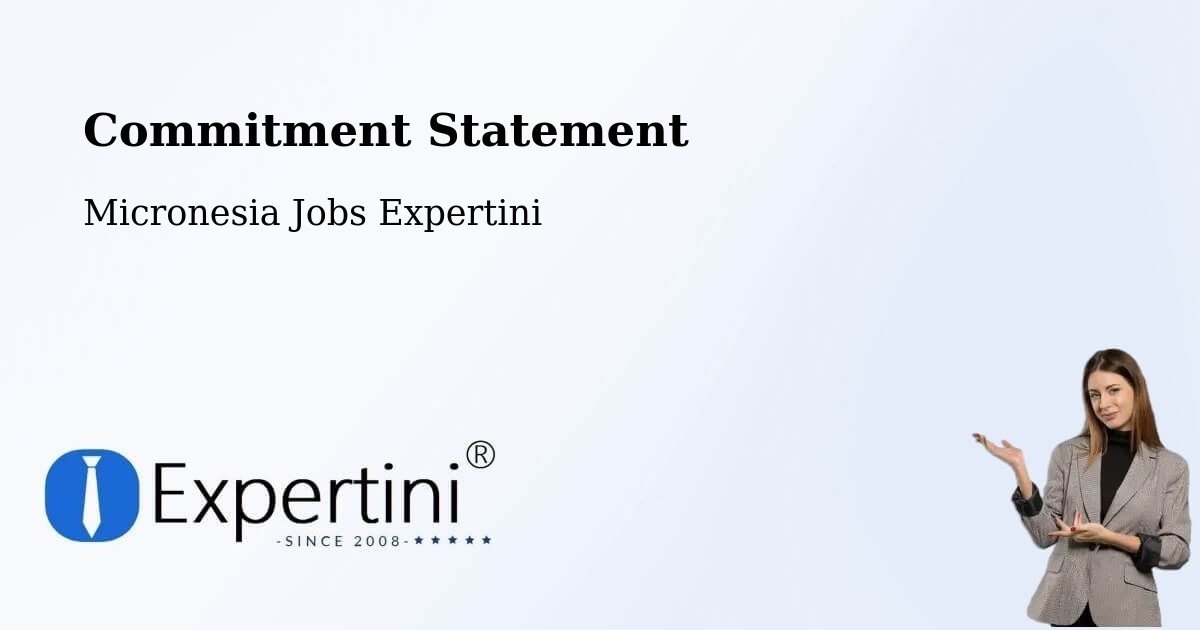 Corporate Commitment – Micronesia - Micronesia Jobs Expertini