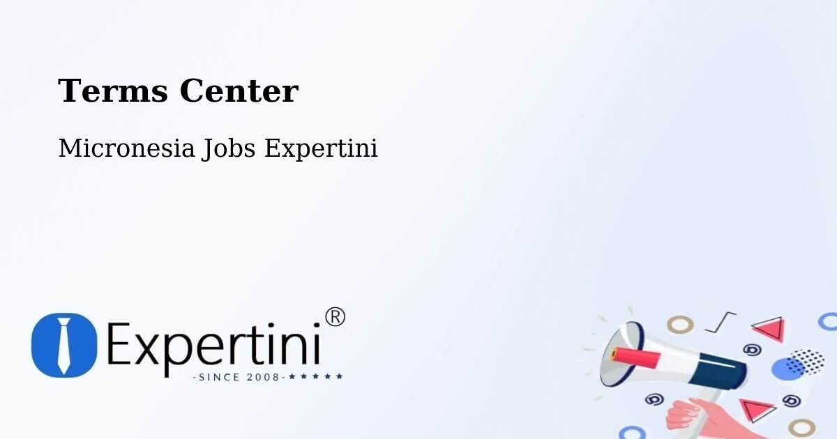 Terms of Service – Micronesia - Micronesia Jobs Expertini